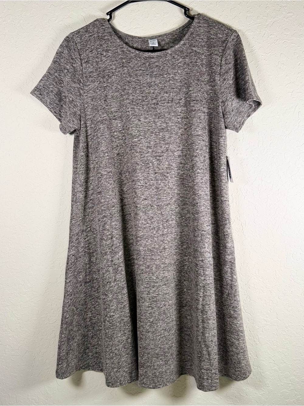 Old Navy Gray Linen Blend Swing Dress Size Medium